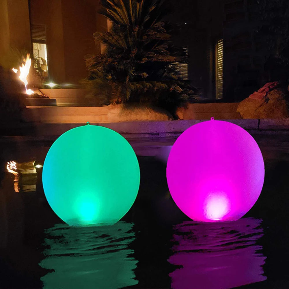 1-10PCS Floating Pool Lights with 16 Colors Waterproof Outdoor Swimming Underwater Pool Lights Ball for Swimming Pool Light