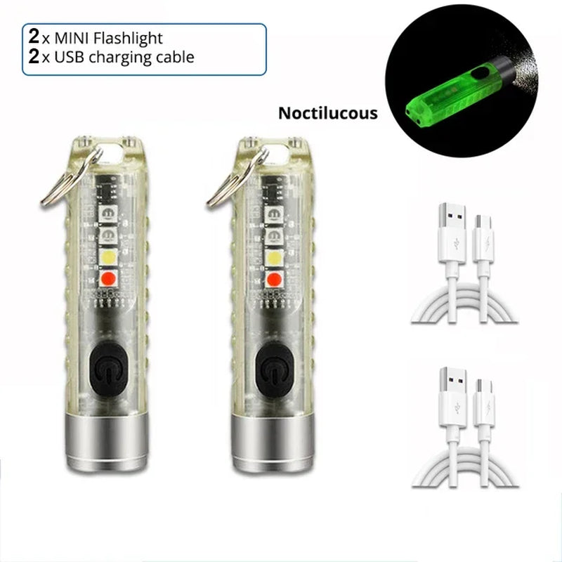 Magnet Multifunction Warning Camping Flashlight