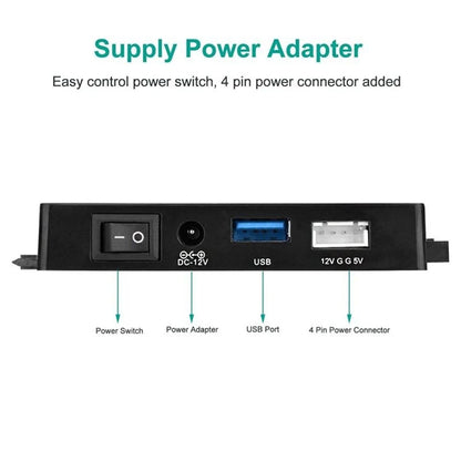 USB 3.0 to SATA IDE Hard Disk Adapter Converter Cable for 3.5 2.5 Inch HDD/SSD CD DVD ROM CD-RW 3 in 1 IDE SATA Adapter